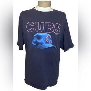 Vintage Y2K Chicago Cubs Helmet T Shirt